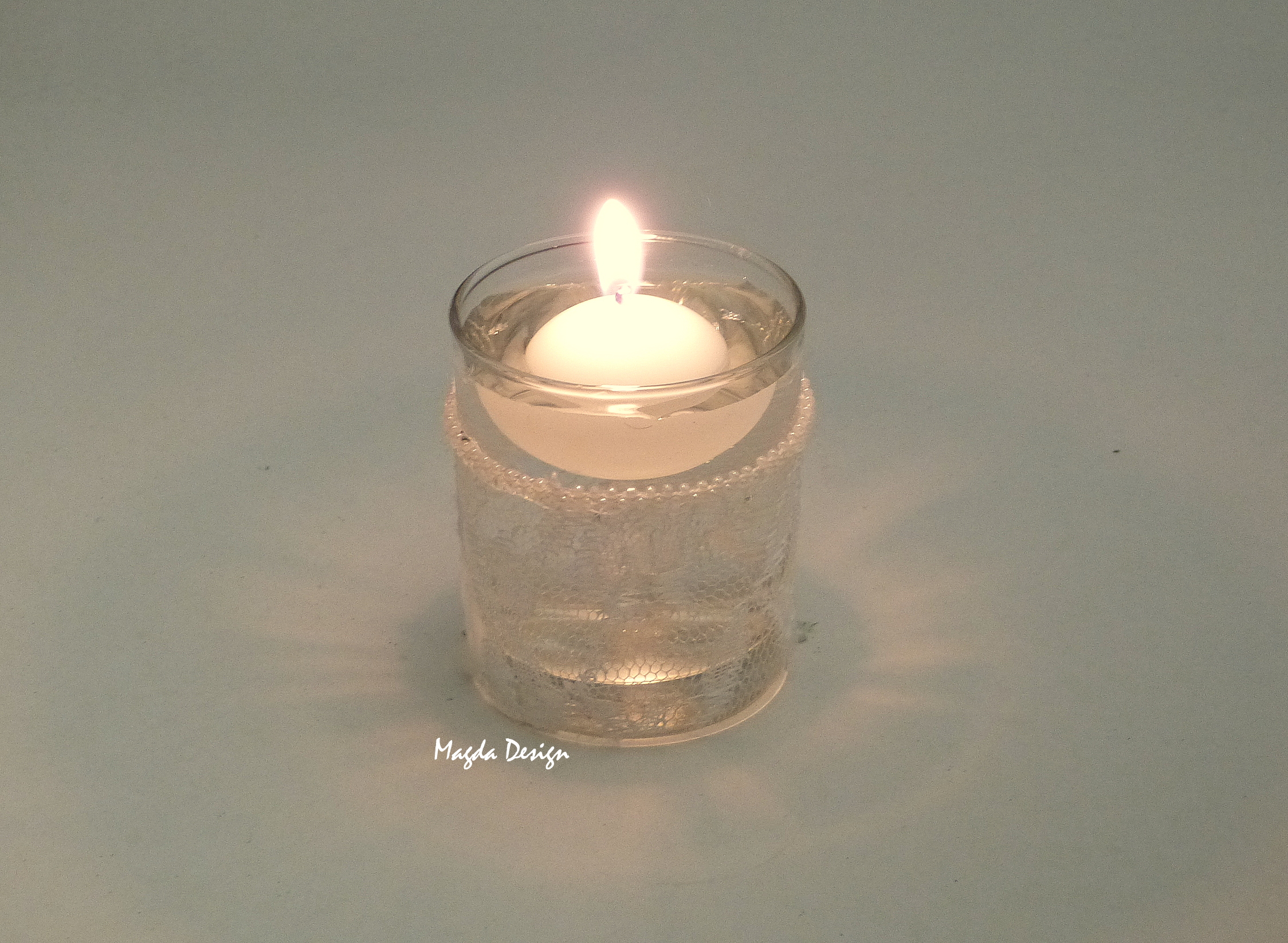 Svíčka plovoucí zlatá  5 ks/bal