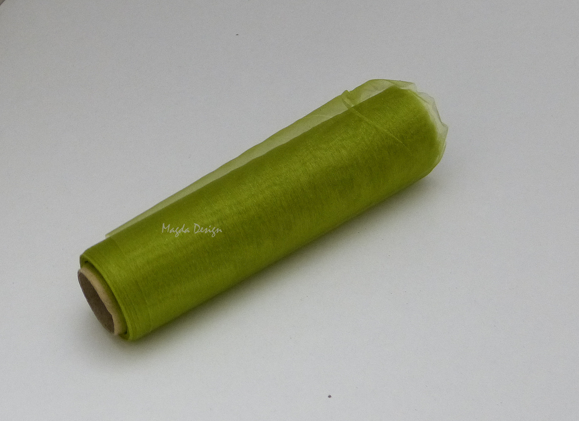 Organza zelená oliva