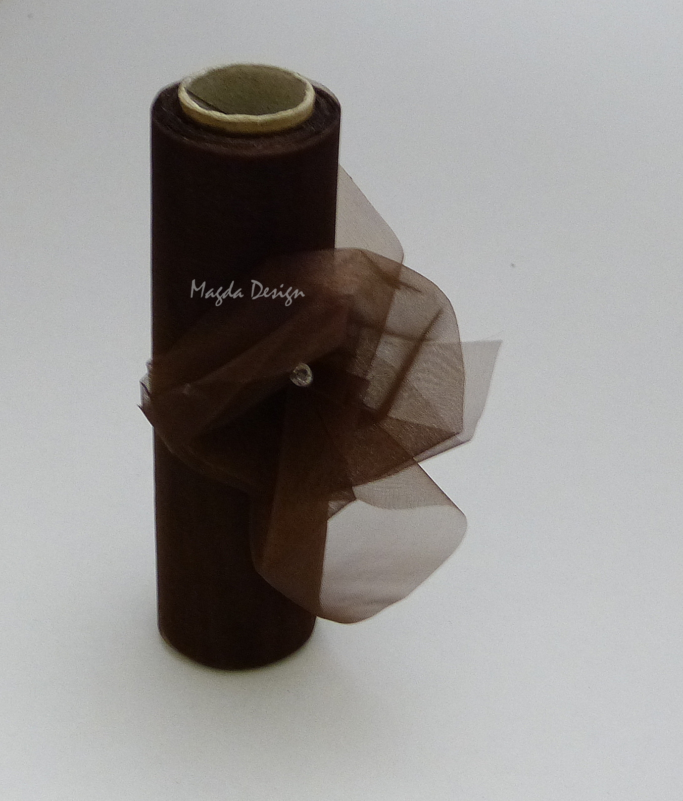 Organza hnědá