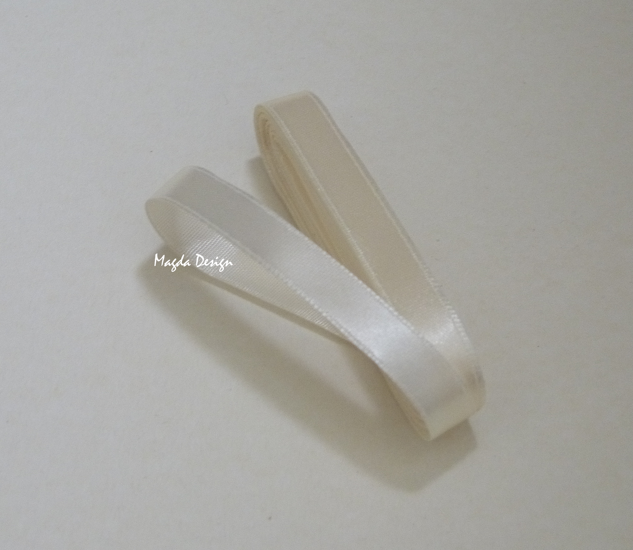 Saténová stuha ivory 5m