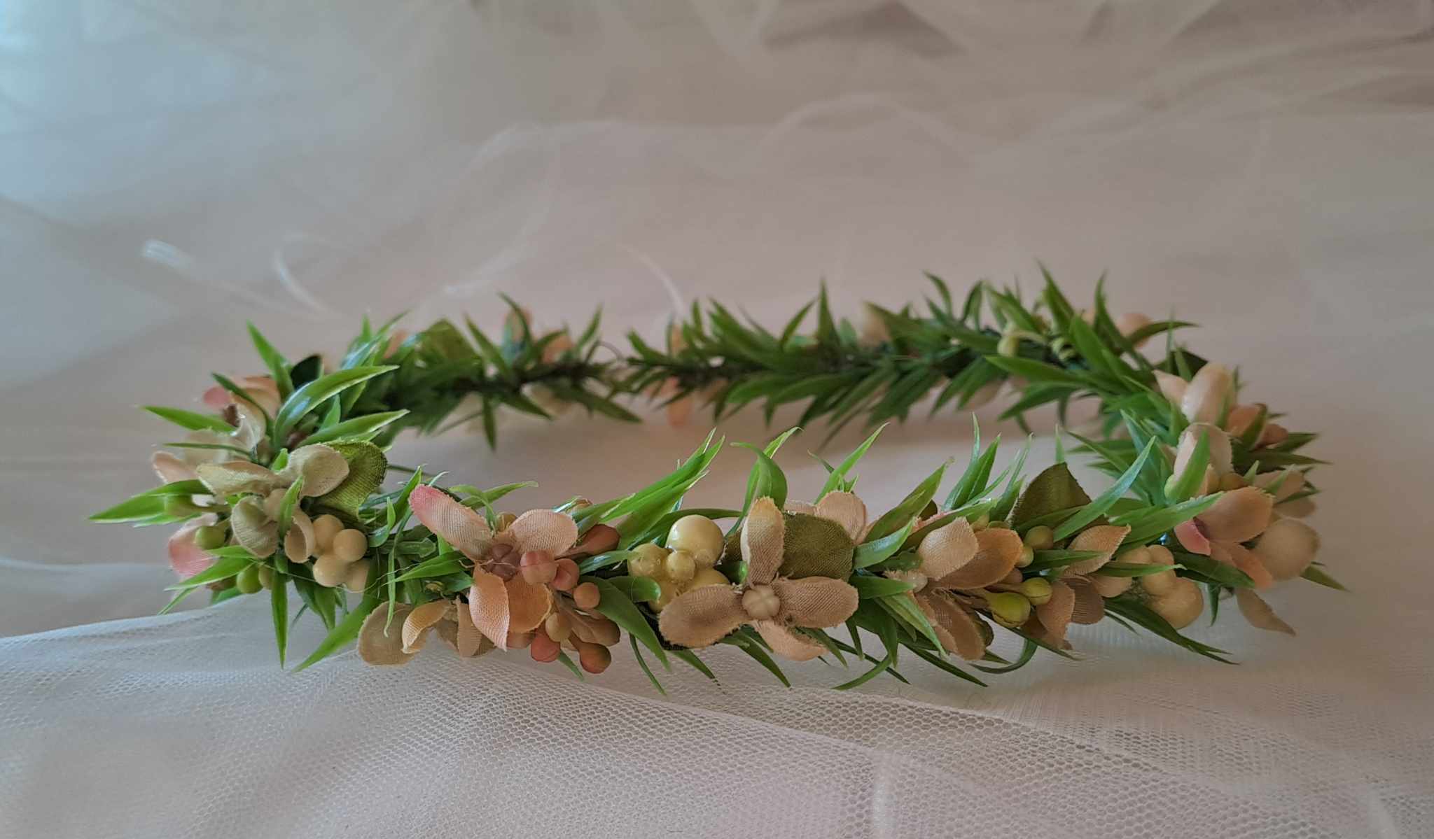 Věneček/tiara Pastelový sen