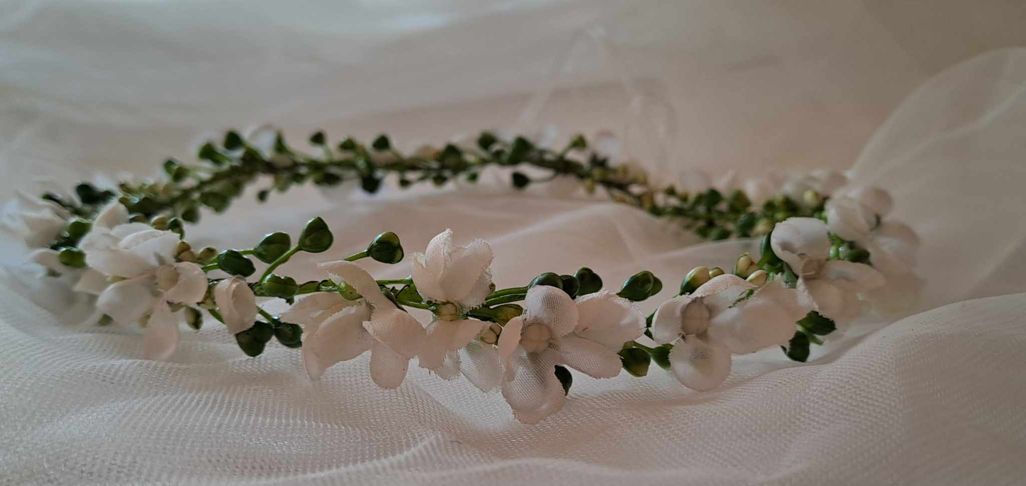 Věneček/tiara Bílý sen