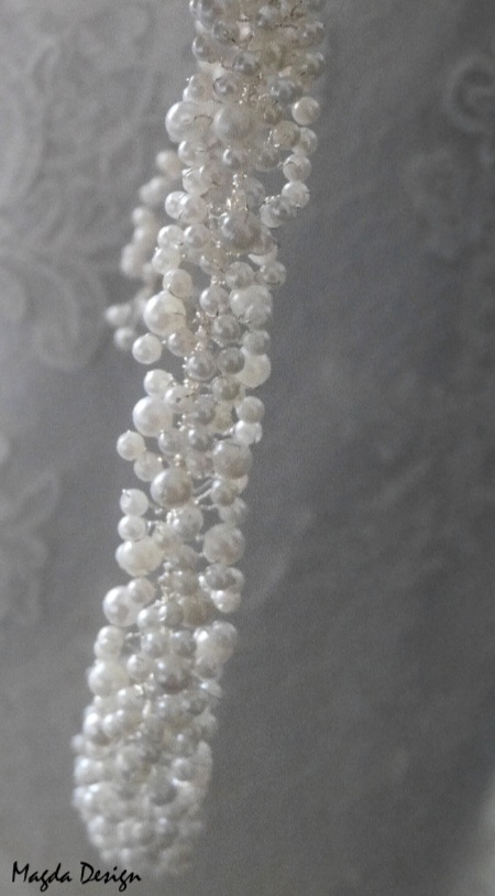 Vlasová ozdoba - Perličková variace