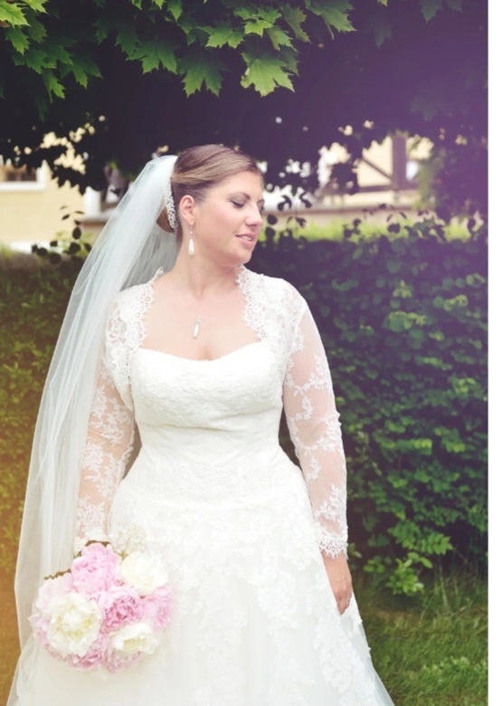 Svatební závoj dlouhý