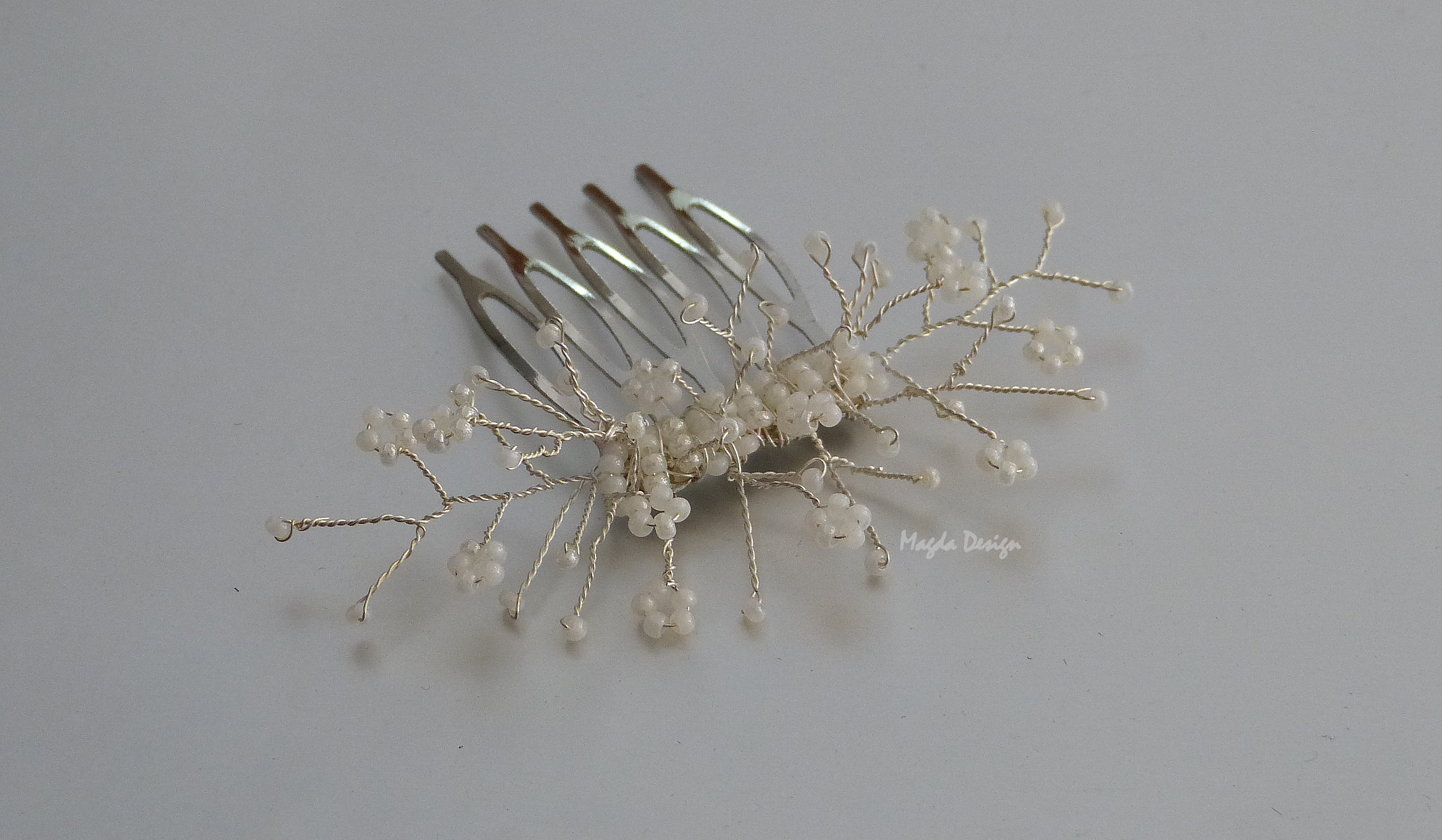 Hřeben Divine perličkový  S