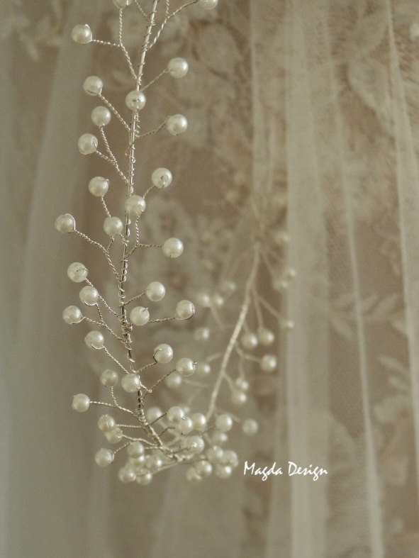 Vlasová ozdoba - Perličková variace lehoučká