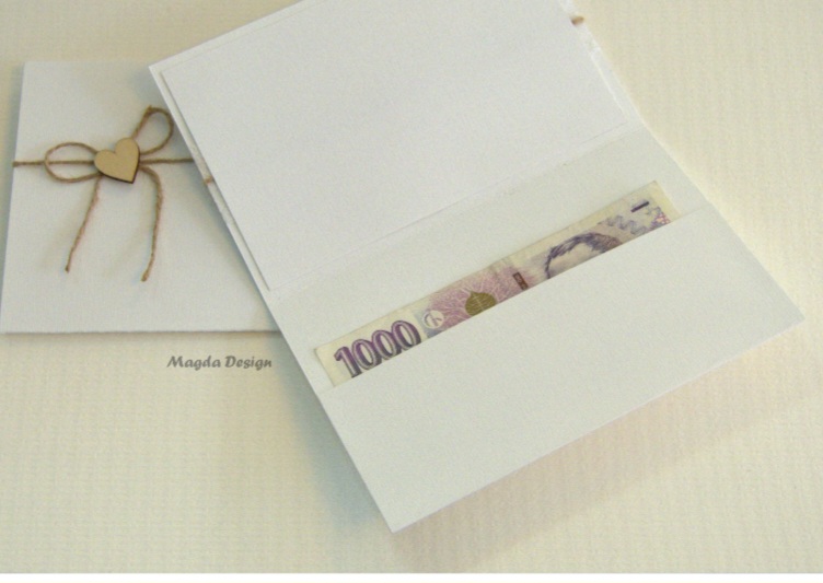 Přání s kapsou na peníze