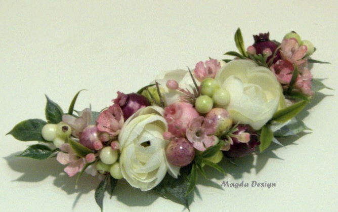 Květinová ozdoba - Julie