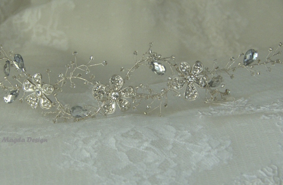 Věneček/tiara JACQUELINE