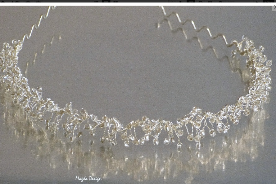 Svatební čelenka Vilma L