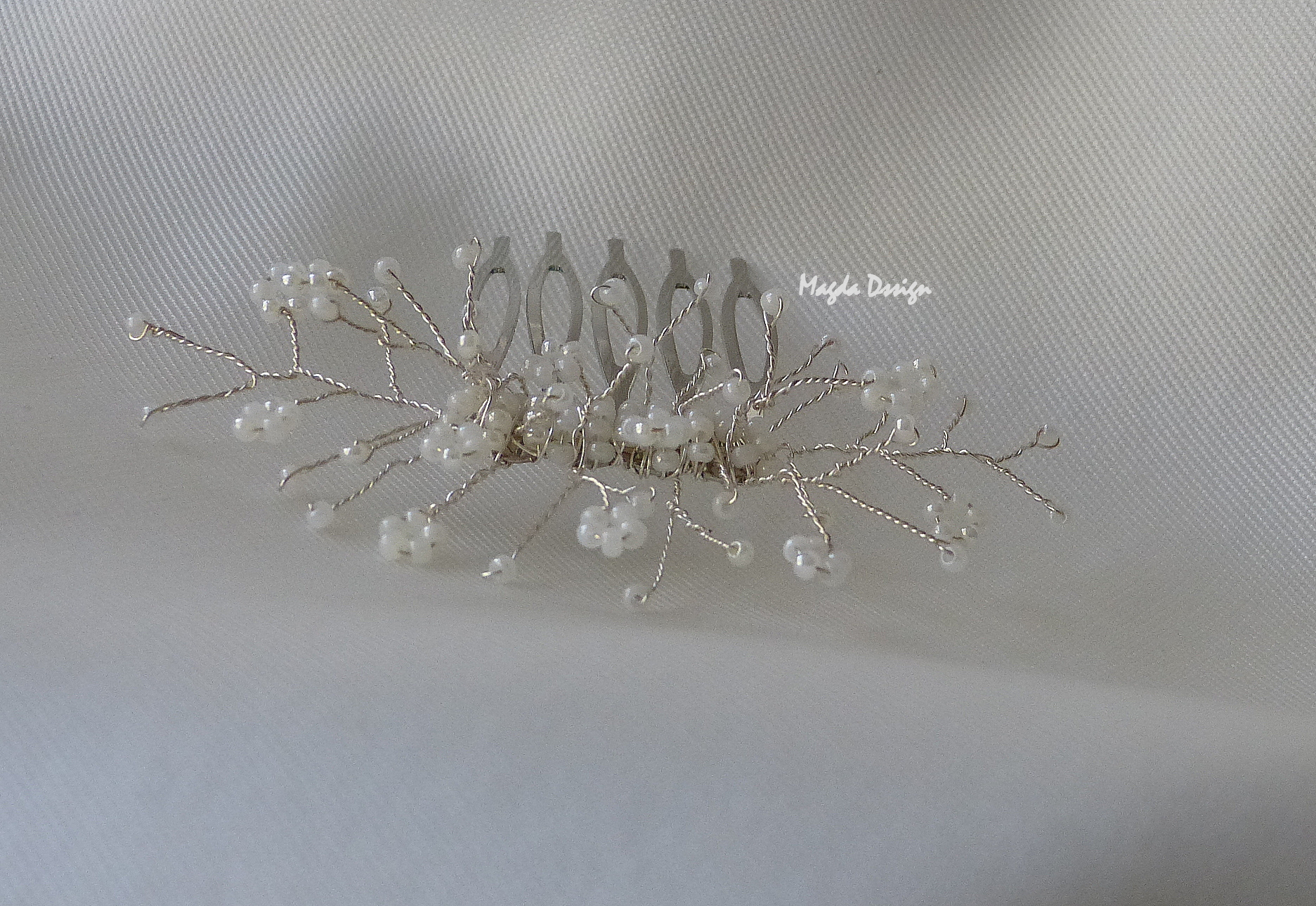 Hřeben Divine perličkový  S