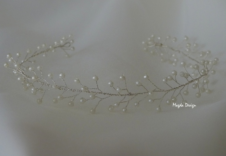 Vlasová ozdoba - Perličková variace lehoučká