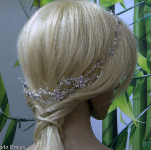 Věneček/tiara JACQUELINE