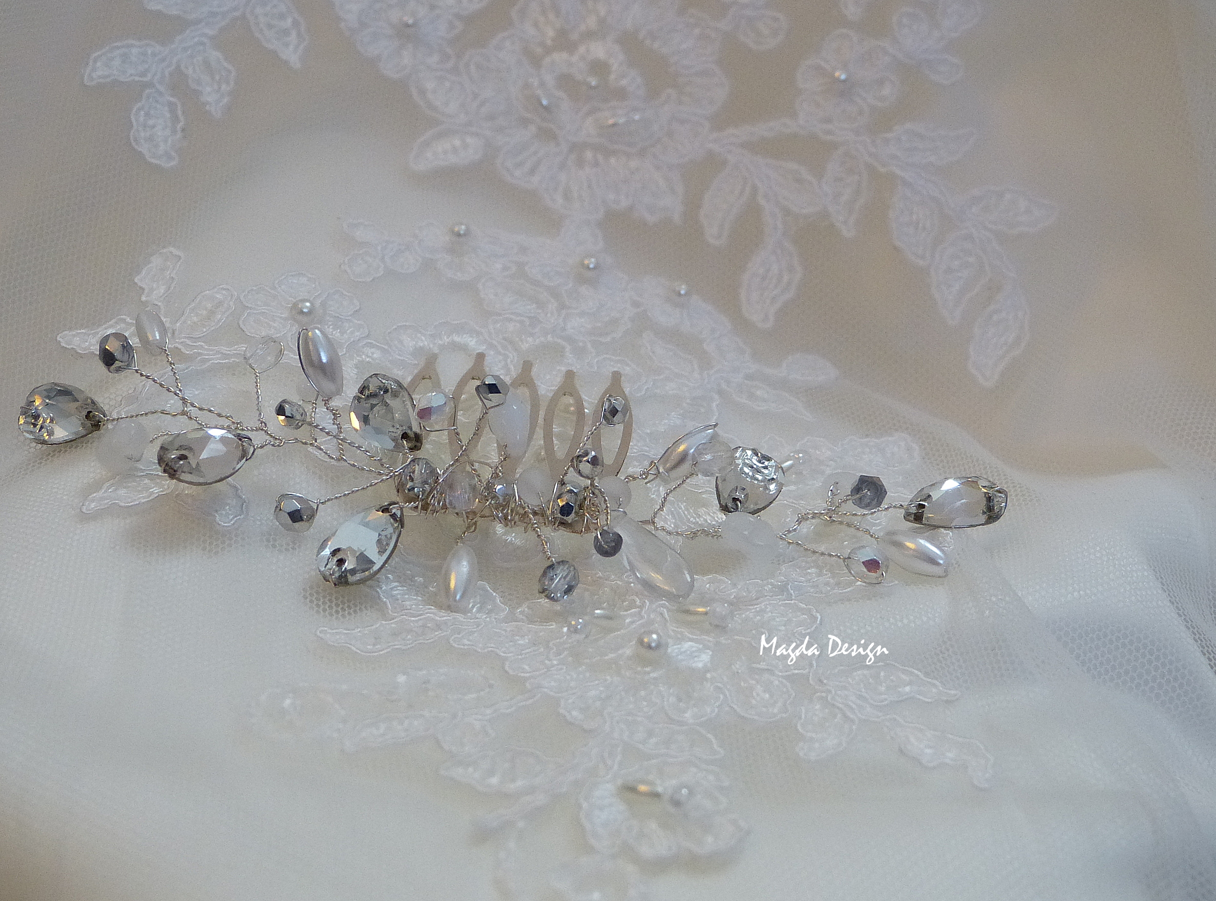 Vlasová ozdoba Crystalle 2