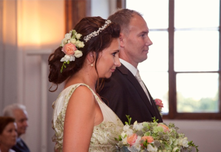 Vlasová ozdoba - Perličková variace