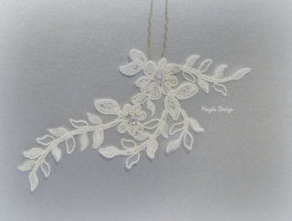 Vlásenka krajková s kamínky - poslední kus