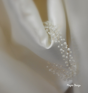 Vlasová ozdoba - Perličková variace jemná