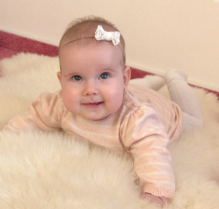 Baby  čelenka - mašlička větší