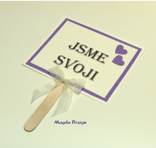 Jsme svoji - barevná variace srdíčka