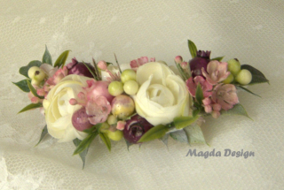 Květinová ozdoba - Julie