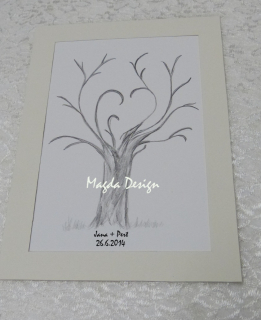 Svatební strom hostů 2